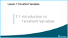Introduction to Terraform Variables